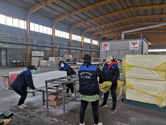 擠塑板生產車間